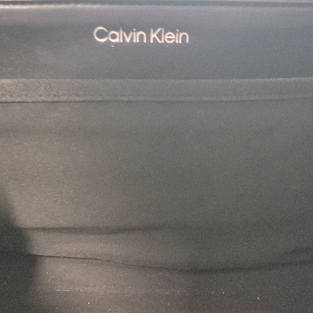 Calvin Klein Black Textured Leather Satchel - Picture 3 of 6
